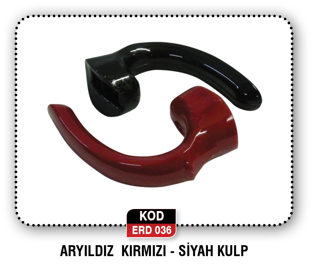 ARYILDIZ KIRMIZI - SİYAH KULP  ERD 056